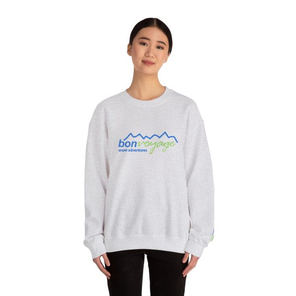 Embroidered Mountain Adventure Sweatshirt - Bonvoyage Snow Adventures - Image 5