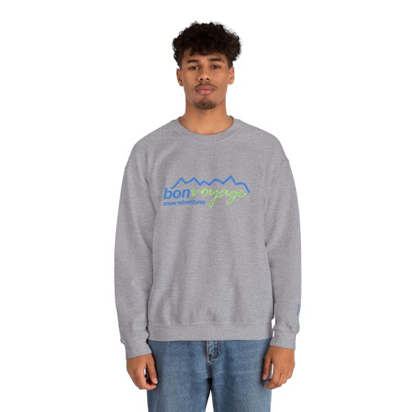 Embroidered Mountain Adventure Sweatshirt - Bonvoyage Snow Adventures - Image 9