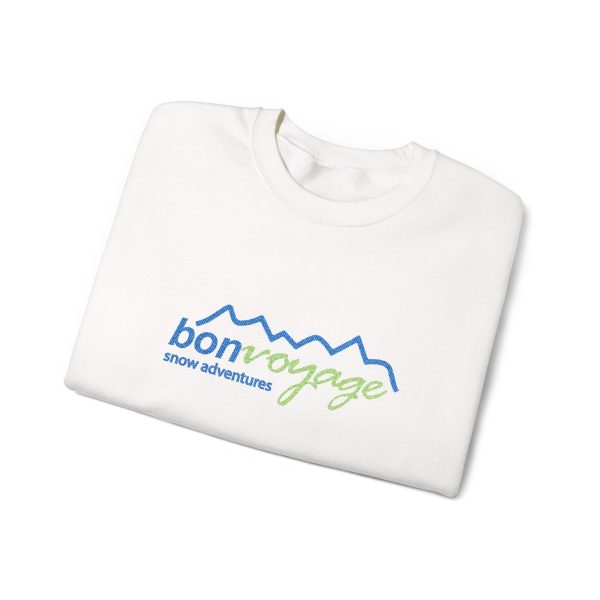 Embroidered Mountain Adventure Sweatshirt - Bonvoyage Snow Adventures - Image 2