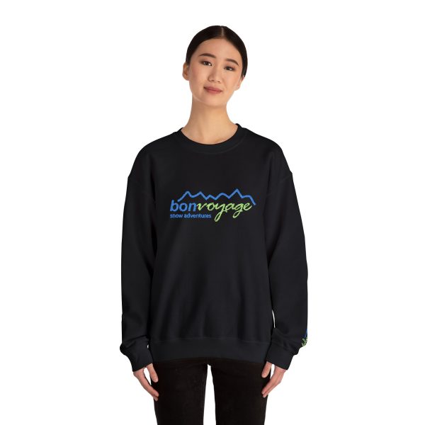 Embroidered Mountain Adventure Sweatshirt - Bonvoyage Snow Adventures - Image 16