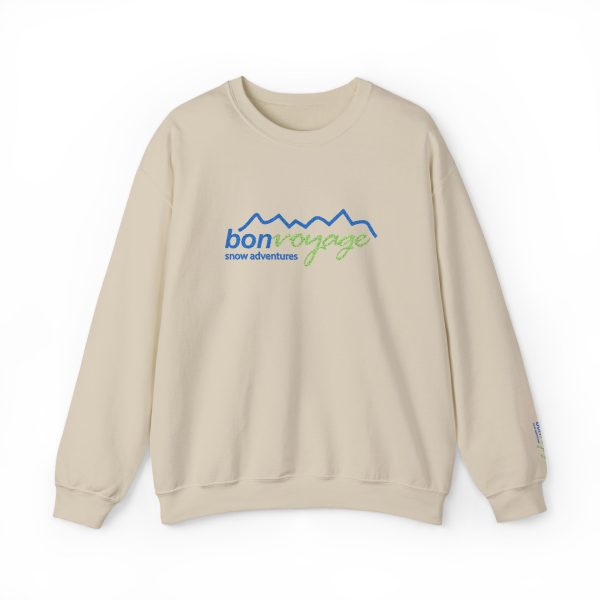 Embroidered Mountain Adventure Sweatshirt - Bonvoyage Snow Adventures - Image 6