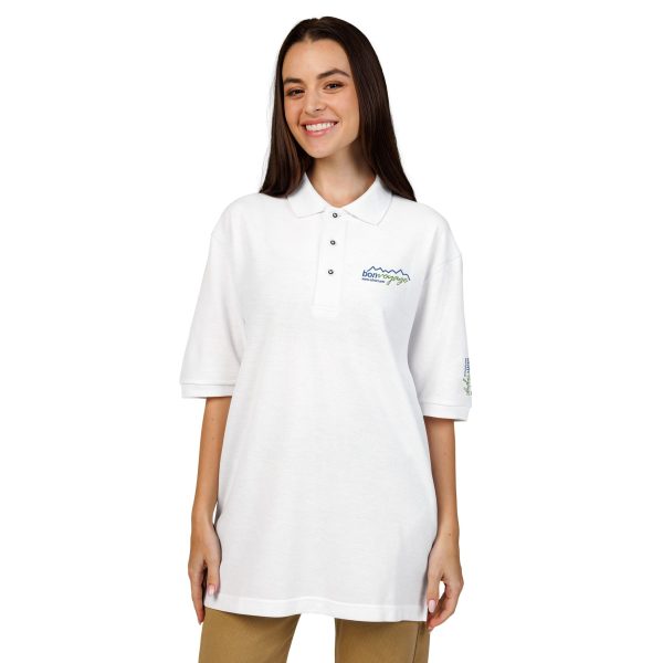 Embroidered Bonvoyage Snow Adventures Unisex Polo Shirt - Image 8