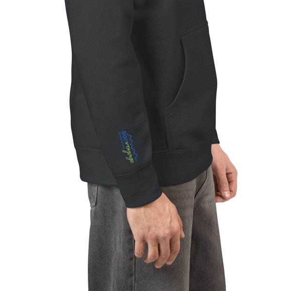 Embroidered Fleece Hoodie for Snow Adventures - Unisex - Image 11