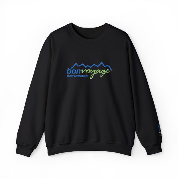 Embroidered Mountain Adventure Sweatshirt - Bonvoyage Snow Adventures - Image 14