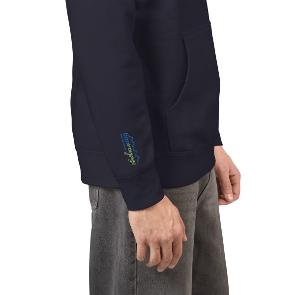 Embroidered Fleece Hoodie for Snow Adventures - Unisex - Image 9